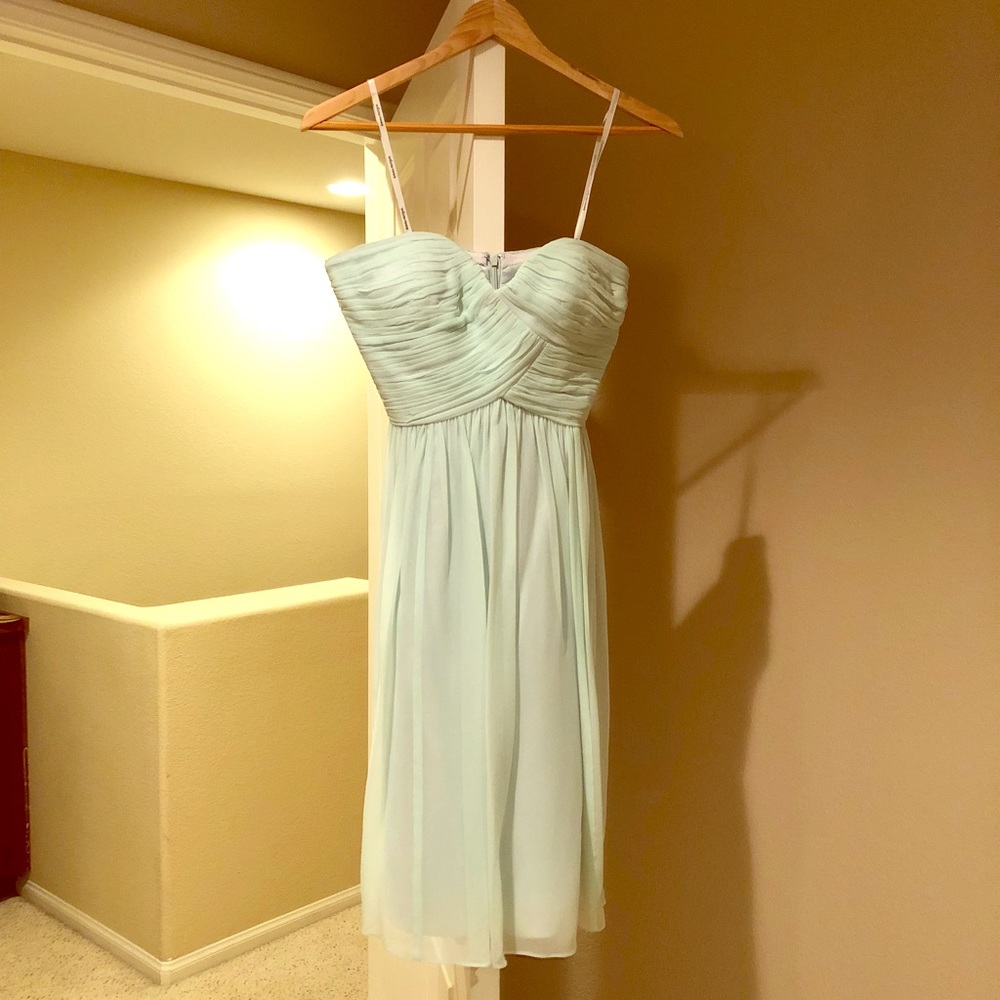 Donna Morgan Seafoam Green Dress